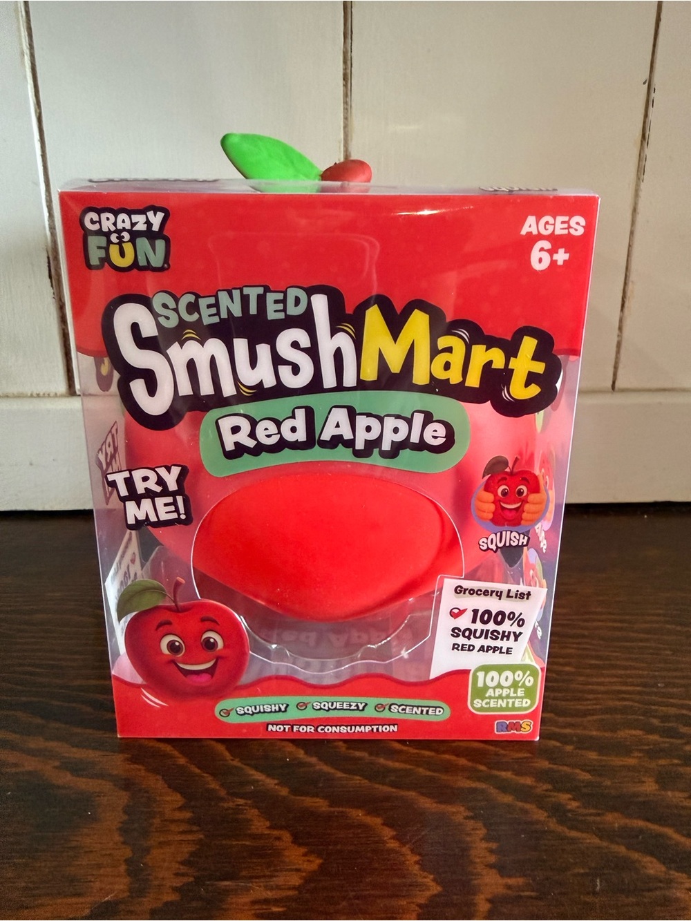 SmushMart Scented Red Apple Squishy Toy by